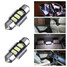 31MM Interior LED White Festoon Light License Plate Light Bulb 5630 Chip Dome - 3