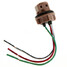 Wire Brake Light Harness A pair LED Bulb Socket Plugs - 4
