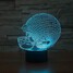 Amazing Color-changing Led Table Lamp 100 3d Shape Hat Night Light - 1