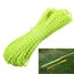 Tent Green 20M Paracord Luggage Camping Cord Reflective Car Rope Line - 4