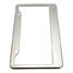Sliver Screw Tag License Plate Frames 2 PCS Caps Stainless Steel - 3