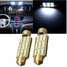 Plate Interior Error Free 42mm Festoon Bulb White LED Reading Light SMD Number - 1