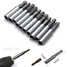 Bar 10pcs Bit Rod Drill Power Screwdriver Socket Magnetic HEX Extension Holder Extend - 3