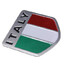 Auto Sports Emblem Badge Flag Racing Alloy Decal Sticker Metal Italy - 2