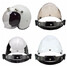 Color Bubble Visor Motorcycle Helmet Wind Lens Shield Flip Up Button Face - 1