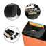 PU Leather Car Seat Organizer Filler Phone Holder Pot Grain Gap Slit Storage Box Money - 4