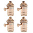 Vintage Light Holder Black Pendant Lamp Socket 4pcs Gold - 2