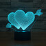 Decoration Atmosphere Lamp Touch Dimming Heart Christmas Light Novelty Lighting Colorful - 6