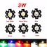 Car Indoor Reading Lamp Aquarium 3W Chips Heatsink High Power LED PCB Bulb Beads - 1