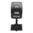 Ports Car Waterproof Dual USB Charger Cigarette Lighter Socket Power Adapter 12V - 3