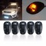5pcs 4x4 Offroad Truck SUV Amber LED Marker Running Lights Cab Roof - 2