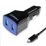 9V Quick Charger Dual Ports Car 5V 5V 2.4A QC 2.0 1A 1.5A 12V 36W - 2