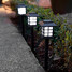 Walkway Solar Lawn Lamp Garden Pack Pathway Stake Light - 6