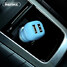 Smart Mobile Phone Tablet Intelligent 5V 2.4A Mini Remax Dual USB Car Charger Adapter - 4