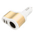 Socket Lighter Dual USB Power Charger Adapter Splitter 2 Way Car Cigarette Port - 3