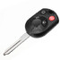Shell Fob Uncut Blade Remote Key Mercury 4 Button Black Ford Lincoln - 3