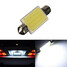 White Bulb Chips 41MM COB LED Light Lamp Roof Festoon Dome Map - 1