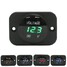 12V-24V Waterproof LED Marine Voltmeter Voltage Meter Gauge Car Motorcycle Boat - 1