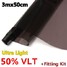 Dark LIMO LVT Window Glass Tint Film Tinting Auto Home Black Car Ultra - 7