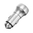 3.1A Tool Emergency Dual Port USB Car Charger Aluminum Safety Hammer - 2