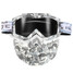 Clear Grey Mask Dark Detachable Modular Goggles Motorcycle Lens - 3