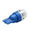 Blue W5W Pair Turn Signal Lamp T10 1.5W 12V Wedge LED Side Maker Light Car - 7