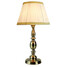 220-240v Retro Pattern Beautiful Shade Fabric Table Light Elegant - 1