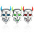 Cart Skull LED Light Style Bike Rear Tail Cycling Laser Motorcycle Electric Scooter Waterproof - 4