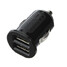 Dual USB Car Charger Adaptor Mini iPhone 4 Black - 3