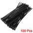 Zip Wire Cable 8inch Wrap 100Pcs LBS Strap Ties Nylon - 1