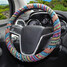 Styling Cover Universal Multi-color 38CM National Car Steel Ring Wheel Cover Linen - 2