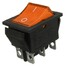 DPDT 6 PINs with LED Momentary Mini Rocker Switch - 6