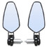 Motorcycle Rear View Mirror Bar Accessoriess Pair 8 Inch Side Universal Aluminum - 1