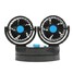 Accessories Vehicle Cooling 360 Degree Rotating Wiring Harness 12V Air Fan - 1
