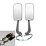8MM 10MM LED CNC Aluminum Motorcycle Rear View Side Mirrors - 1