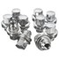 Aluminum Car 10 X Lug Nuts M12X1.5 Land Rover Wheels Chrome LR4 Seat - 3