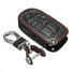 Key FOB Case Cover Jeep Grand Car Key Case Cover 4 Buttons Chrysler Dodge PU Leather - 3