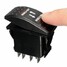 ON-OFF-ON 7-Pin 4 Colors 12V 20A ARB LED Rocker Switch Car Boat Winch In - 5