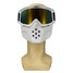 Motorcycle Helmet Riding Modular Face Mask Shield Yellow Lens Detachable Goggles - 5