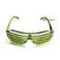 EL Wire Neon LED Light Shaped Shutter Glasses Fashionable Costume Party - 8