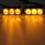 Driving Running Amber Turn Signal Pair DRL LED Car White Light Lamp Daytime - 2