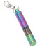 Chrome Copper Plating Tube LED Keychain Neon Bright Colorful Car Static Eliminator Anti Static - 4