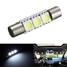 Replacement Mirror 3SMD Bulb For Car White Light Vanity Festoon led - 2