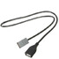 Jazz Port Honda Civic Accord Cable Adapter Stereo Female AUX USB - 2