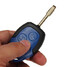 Uncut Blade 3 Button Remote Key Case with Blue Ford Transit Connect - 1