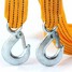 Emergency Car Rope Tool with 3M Strip Traction Nylon Car Hook Tow Steel - 6
