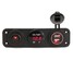 Colors Car 30V Lighter Port Voltmeter Car Dual USB 5V 2.1A Light Charging Different 6V 1A - 1