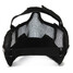 Paintball Airsoft Protection Mask Half Face Mesh Steel Wargame - 6