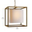 Bedroom Retro European Restaurant Art Gold Pendant Light - 5