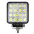 Spot work Lamp Light 16LED 48W Trailer Off Road Boat 24V 2V - 1